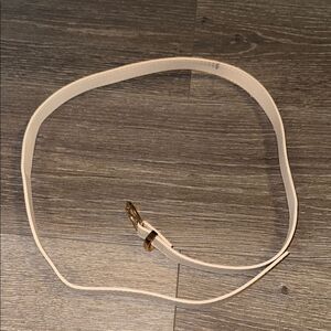 Nordstrom Cream and Gold Belt Elegant Accessory